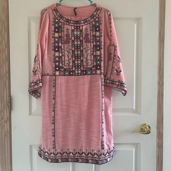 Traditional formal embroidered Indian Pakistani shalwar qameez trouser shirt - Picture 2 of 10